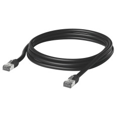 Ubiquiti UACC-CABLE-PATCH-OUTDOOR-3M-BK | UISP Shielded RJ-45 Plug Outdoor Patch Cable 3M - Black