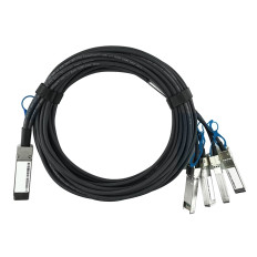 Dell D1PWD | 2m 100GbE QSFP28 to 4xSFP28 Passive Direct Attach Breakout Networking Cable