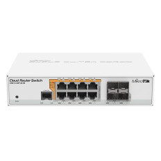 Mikrotik CRS112-8P-4S-IN | 8-Ports Gigabit Ethernet PoE with 4x SFP Slot Versatile Cloud Router Switch