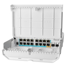 Mikrotik CRS318-1Fi-15Fr-2S-OUT | netPower 15FR An outdoor 18-Ports Cloud Router Switch with 15 Reverse PoE Ports and SFP