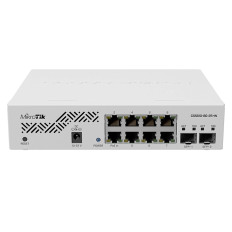 Mikrotik CSS610-8G-2S+IN | 8x1GbE with 2x 10GbE SFP+ Ports Fiber Connectivity Portable PowerfulCloud Smart Switch