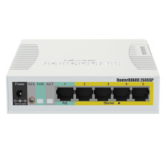 Mikrotik CSS106-1G-4P-1S | 5-Ports Gigabit Ethernet PoE SFP Smart Switch