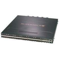Supermicro SSE-F3548S | Regular Airflow (front to back) 48x 25Gbps SFP28 with 6x 25Gbps QSFP28 Layer 3 Ethernet Switch