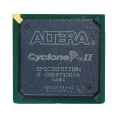 Altera EP2C35F672I8N | FPGA Cyclone II Family 33216 Cells 402.58MHz 90nm IC Chip