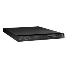 NVIDIA Mellanox MTQ8100-HS2F | Quantum MTQ8100 8-Ports 200GBase-X QSFP56 HDR 2-Ports 100GBase-X QSFP28 EDR Rack-mountable 1U Gigabit Ethernet Switch