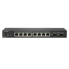 SonicWall 02-SSC-2463 | SWS12-8POE 8x GbE PoE with 2x GbE SFP Ports Desktop Managed Switch