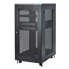 StarTech RK2433BKM | 24U 19-Inch Server Rack Cabinet 4 Post 2-30-Inch Deep/Locking /Casters