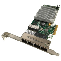HP HSTNS-BN50 | 4 x Ports RJ-45 1Gb/s 10/100/1000Base-T Gigabit Ethernet PCI Express 2.0 x4 Low Profile Server Network Adapter Card