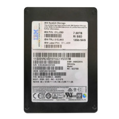 IBM 01EJ993 | 7.68TB Triple-Level Cell SAS 12Gb/s 2.5-Inch Solid State Drive for Storwize V7000 Gen2