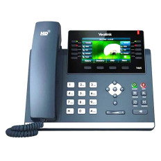 Yealink SIP-T46S | T46S 16-Line 2-Ports Ethernet 4.3-Inch Backlit Color LCD Display Bluetooth Wi-Fi IP Phone