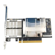 NVIDIA Mellanox MCX755106AC-HEAT | ConnectX-7 NDR200 Dual Port 200Gb/s QSFP112 PCI Express 5.0 x16 Tall Bracket Crypto Disabled Secure Boot Enabled HHHL Network Adapter Card