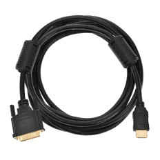 Monoprice 2405 | High Speed HDMI Cable to DVI Adapter Cable 10ft with Ferrite Cores Black