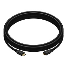 Monoprice 3343 | Commercial Series High Speed HDMI Extension Cable 4K-60Hz HDR 18Gbps YCbCr 4:4:4 24AWG CL2 10ft Black