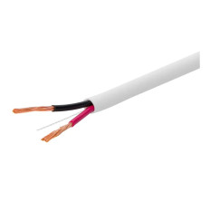 Monoprice 3844 | Speaker Wire CL2 Rated 2-Conductor 12AWG 250ft White