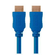 Monoprice 3952 | 4K High Speed HDMI Cable 4K-60Hz HDR HDR10 Dolby Vision 18Gbps YUV 4:4:4 28AWG With Ferrite Cores 6 Feet Blue
