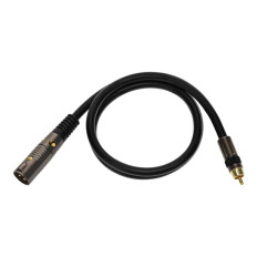 Monoprice 4776 | 3ft Premier Series XLR Male to RCA Male Cable 16AWG (Gold Plated)