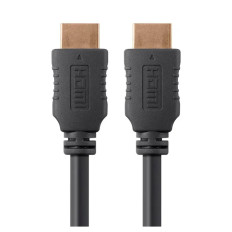 Monoprice 4959 | 4K High Speed HDMI Cable 4K-60Hz HDR HDR10 Dolby Vision 18Gbps YUV 4:4:4 28AWG With Ferrite Cores 12 Feet Black