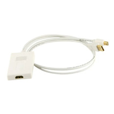 Monoprice 5969 | Mini DisplayPort 1.1 Male and USB Male Audio to HDMI Female Converting Adapter