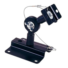 Monoprice 6839 | Adjustable 33 lb. Capacity Speaker Wall Mount Brackets (Pair) Black