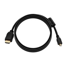 Monoprice 7556 | High Speed HDMI Cable with HDMI Micro Connector 4K-24Hz 10.2Gbps 34AWG 3ft Black