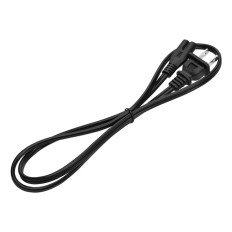 Monoprice 7671 | Power Cord Non-Polarized NEMA 1-15P to Non-Polarized IEC-320-C7 18AWG 7A/125V SPT‑2 3ft Black