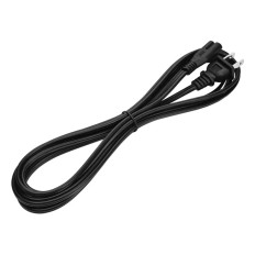 Monoprice 7673 | Power Cord Non-Polarized NEMA 1-15P to Non-Polarized IEC 60320 C7 18AWG 7A/125V SPT‑2 10ft Black