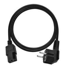 Monoprice 7692 | Power Cord CEE 7/7 "SCHUKO" (Europe) to IEC 60320 C13 H05VV-F 3G 0.75 mm2 Black 6ft
