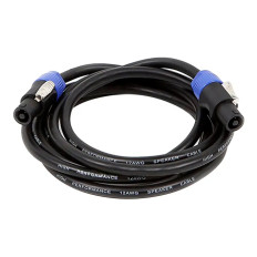 Monoprice 8769 | 10ft 2-conductor NL4 Female to NL4 Female 12AWG Speaker Twist Connector Cable
