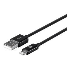Monoprice 12843 | Essential Apple MFi Certified Lightning to USB-A Charging Cable 3ft Black
