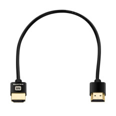 Monoprice 13576 | 4K High Speed Slim HDMI Cable 4K60Hz 18Gbps HDR 1ft Black