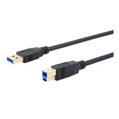 Monoprice 13747 | Select Series USB 3.0 USB-A to USB-B Cable Black 3ft