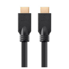 Monoprice 13783 | 4K High Speed HDMI Cable 4K-60Hz 18Gbps HDR CL2 In-Wall Rated 20ft Black