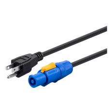 Monoprice 14558 | 16 AWG NEMA 5-15P to powerCON Connector 3FT