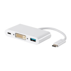 Monoprice 15759 | Select Series USB-C to DVI USB-C USB-A Multiport Adapter