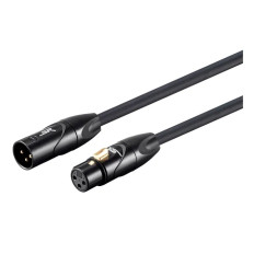 Monoprice 18671 | 3ft XLR Male to XLR Female 16AWG Cable (Gold Plated) [Microphone & Interconnect]