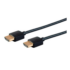 Monoprice 34206 | 4K Certified Premium High Speed Slim HDMI Cable 4K60Hz 18Gbps HDR 6ft Black 5 Pack