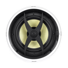 Monoprice 34707 | Caliber Slim Bezel In-Ceiling Speakers 8in Fiber 2-Way (pair)