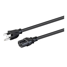 Monoprice 35115 | Heavy Duty Power Cord NEMA 5-15P to IEC 60320 C15 14AWG 15A/1875W 125V SJT 4ft Black