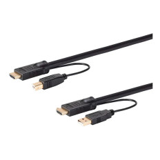 Monoprice 36645 | Switch Series HDMI USB Combo Cable for KVM Switches 10ft