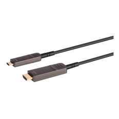 Monoprice 38583 | SlimRun AV USB 3.1 USB-C to HDMI Video Cable 50ft 4K-60Hz Fiber Optic AOC