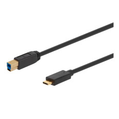 Monoprice 38612 | Select USB 3.0 USB-C to USB-B Cable 1.5ft Black