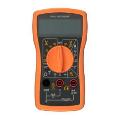 Monoprice 39385 | Digital Multimeter for Testing Voltage Current Resistance and Diodes