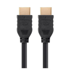 Monoprice 39516 | 4K High Speed HDMI Cable 4K-60Hz 18Gbps HDR CL2 In-Wall Rated 1.5ft Black 3 Pack