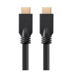 Monoprice 39532 | 4K High Speed HDMI Cable 4K-60Hz 18Gbps HDR CL2 In-Wall Rated 25ft Black 3 Pack