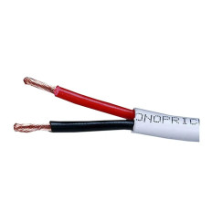 Monoprice 41402 | Speaker Wire CL2 Rated 2-Conductor 18AWG 500ft White