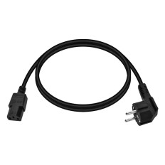 Monoprice 42094 | Power Cord CEE 7/7 "SCHUKO" (Europe) to IEC 60320 C13 H05VV-F 3G 0.75 mm2 Black 3ft