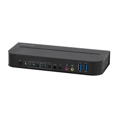 Monoprice 42645 | Blackbird 4K60 2x1 KVM Switch with DisplayPort 1.4 and USB 3.0 Supports HDR HDCP 2.2 YCbCr 4:4:4