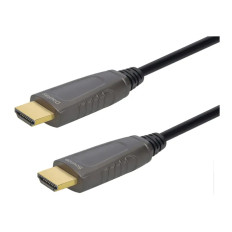 Monoprice 44331 | 8K Ultra High Speed Fiber Optic Certified HDMI Cable 8K-60Hz 4K-120Hz 48Gbps HDR VRR CMP Plenum Rated 65ft Black