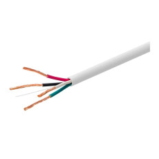 Monoprice 44337 | Speaker Wire CL3 Rated 4-Conductor 16AWG 250ft White