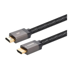 Monoprice 44340 | 8K Certified Ultra High Speed HDMI Cable Braided 8K-60Hz 4K-120Hz 48Gbps HDR VRR CL2 In-Wall Rated 25ft Black